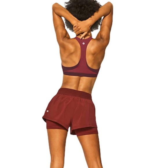 Lululemon Box It Out Bra Oxblood / Deep Rouge - Picture 3 of 4